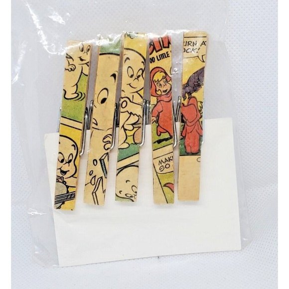 Rare Casper The Friendly Ghost Cartoon Graphic Collectible Cloth Pin - Picture 2 of 11